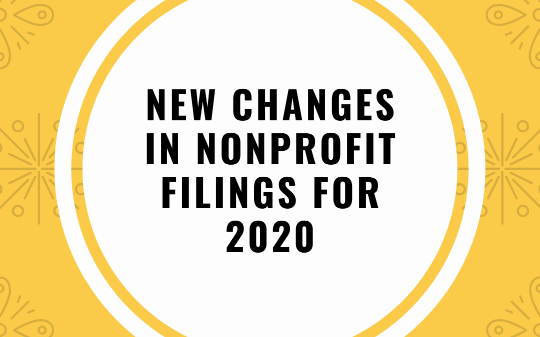 IRS Filing Changes 2020